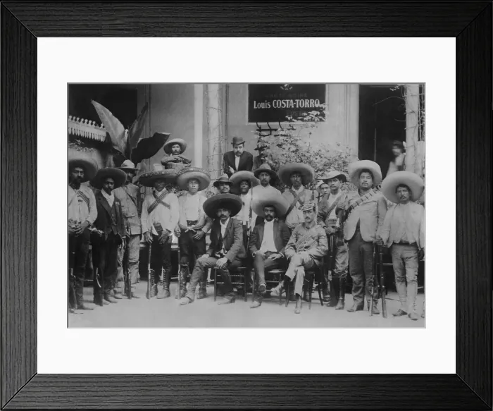 Framed Print : Emiliano Zapata issued the Plan of Ayala in Nov. 1911. The radical plan demanded the return of one-third of all land in Mexico to the peasants and villages Framed Print : Emiliano Zapata issued the Plan of Ayala in Nov. 1911. The radical plan demanded the return of one-third of all land in Mexico to the peasants and villages