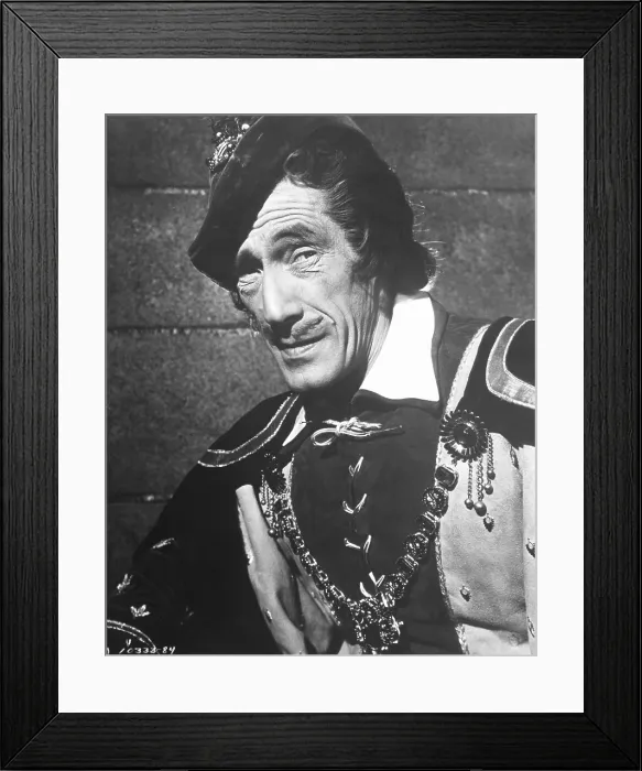 Framed Print : THE COURT JESTER, John Carradine, 1955 Framed Print : THE COURT JESTER, John Carradine, 1955