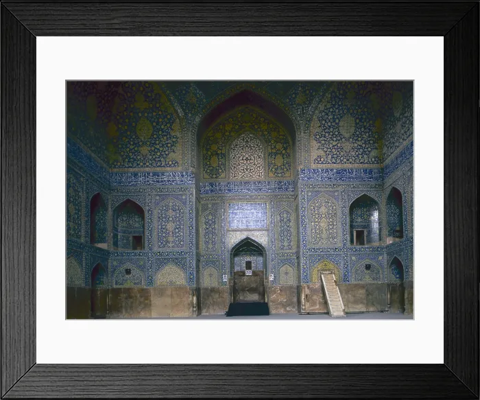 Framed Print : Shah Mosque (Masjid-e Shah), 1612-1638, 17th Century, mixed technique - Detail Framed Print : Shah Mosque (Masjid-e Shah), 1612-1638, 17th Century, mixed technique - Detail