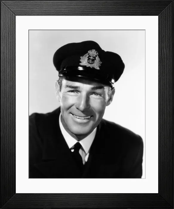 Framed Print : CORVETTE K-225, Randolph Scott, 1943