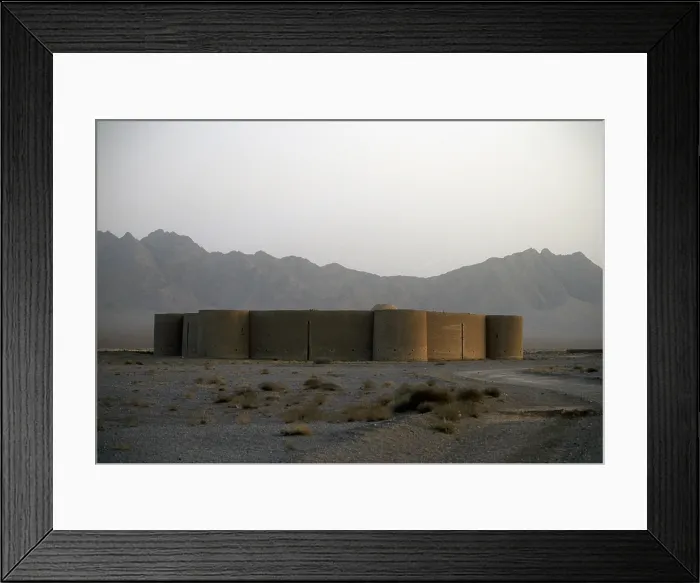 Framed Print : Zein-o-Din Caravanserai, 17th-18th Century, brickwork - Whole artwork view