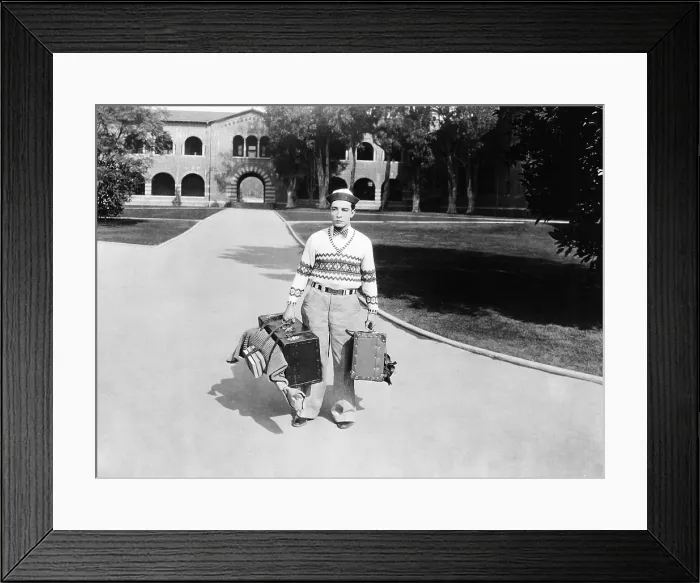 Framed Print : COLLEGE, Buster Keaton, 1927 Framed Print : COLLEGE, Buster Keaton, 1927