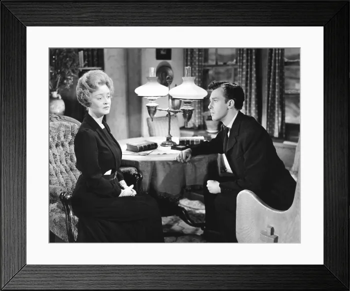 Framed Print : THE CORN IS GREEN, from left, Bette Davis, John Dall, 1945 Framed Print : THE CORN IS GREEN, from left, Bette Davis, John Dall, 1945