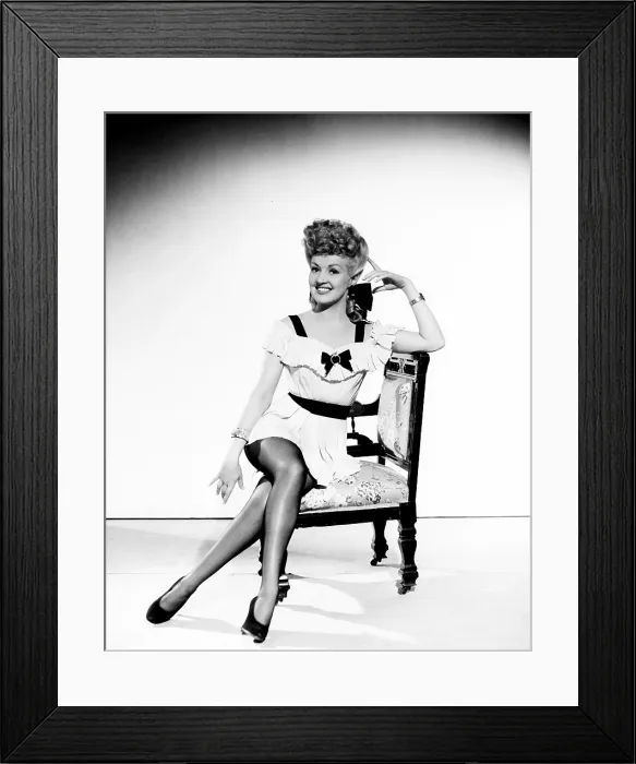 Framed Print : CONEY ISLAND, Betty Grable, 1943, TM and Copyright 20th Century Fox Film Corp. All rights reserved. Courtesy: Everett Collection