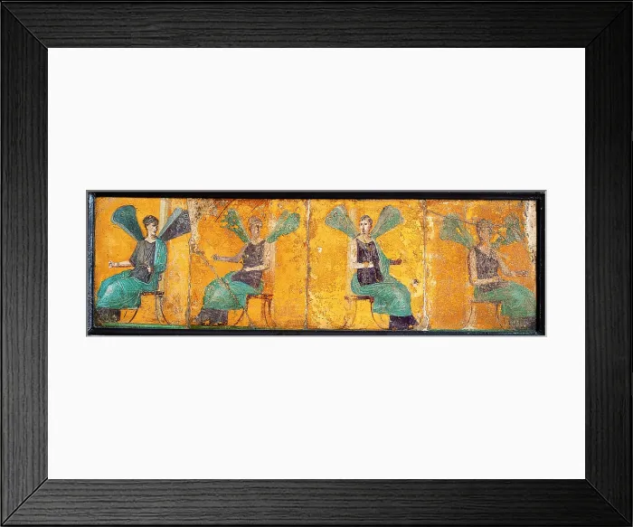 Framed Print : Psychai, by unknown artist, 10-45, 1st Century A.D. ripped fresco, 20 x 69 cm - Italy, Campania, Naples, National Archaeological Museum, Room LXXVII, inv. 9169 Framed Print : Psychai, by unknown artist, 10-45, 1st Century A.D. ripped fresco, 20 x 69 cm - Italy, Campania, Naples, National Archaeological Museum, Room LXXVII, inv. 9169