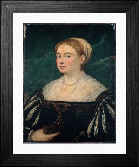 Framed Print : Robusti Jacopo known as Tintoretto, Portrait of a Lady, 1550, 16th Century, canvas, Italy, Liguria, Genoa, Palazzo Reale, Royal Palace Framed Print : Robusti Jacopo known as Tintoretto, Portrait of a Lady, 1550, 16th Century, canvas, Italy, Liguria, Genoa, Palazzo Reale, Royal Palace