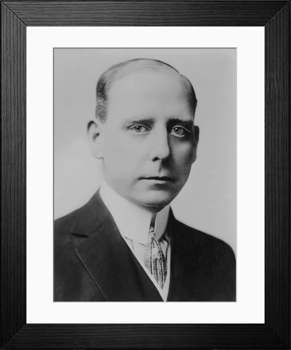 Framed Print : Frank Hague, powerful New Jersey political boss was Mayor of Jersey City from 1917-1947