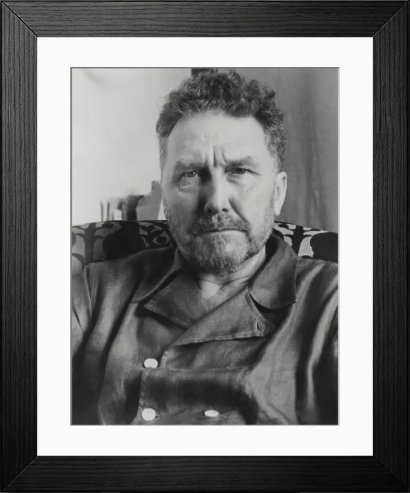Framed Print : Ezra Pound, in the 1930s when he was an expatriate living in Italy