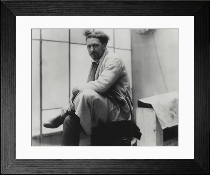 Framed Print : Ezra Pound, in the 1930s when he was an expatriate living in Italy