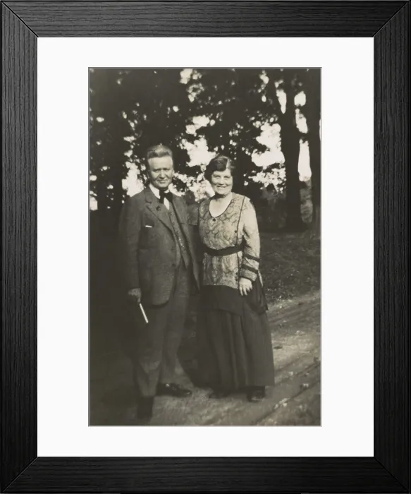 Framed Print : Robert M. La Follette and Belle Case La Follette, c. 1910. She was his active political partner Framed Print : Robert M. La Follette and Belle Case La Follette, c. 1910. She was his active political partner