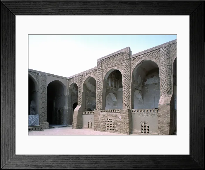 Framed Print : Friday Mosque, 10th Century, brickwork - Whole artwork view