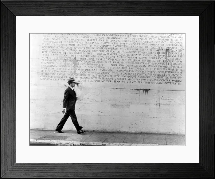 Framed Print : THE CONFORMIST, (aka IL CONFORMISTA), Jean Louis Trintignant, 1970