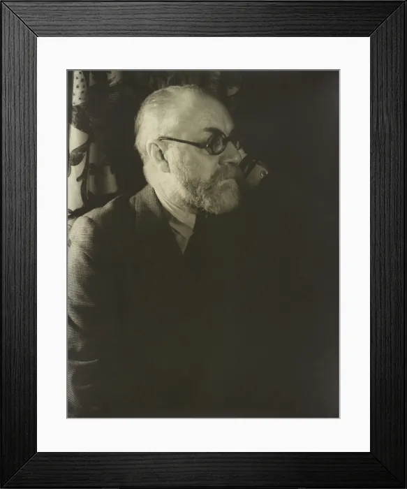 Framed Print : Henri Matisse, one of most important 20th century painters. 1933 portrait by Carl Van Vechten (BSLOC_2016_10_205)