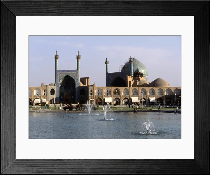 Framed Print : The Shah Mosque (Masijd-i Shah), 1612-1638, 17th Century, mixed technique - Whole artwork view Framed Print : The Shah Mosque (Masijd-i Shah), 1612-1638, 17th Century, mixed technique - Whole artwork view