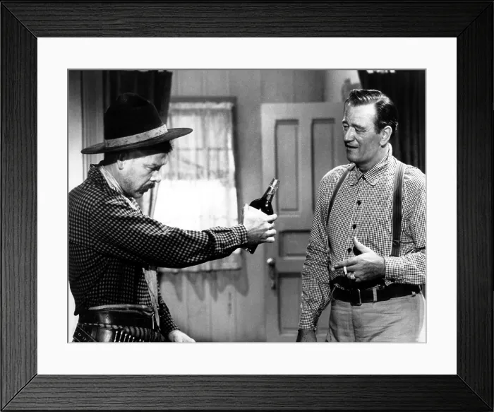 Framed Print : THE COMANCHEROS, from left: Lee Marvin, John Wayne, 1961, TM and Copyright (c) 20th Century-Fox Film Corp. All Rights Reserved Framed Print : THE COMANCHEROS, from left: Lee Marvin, John Wayne, 1961, TM and Copyright (c) 20th Century-Fox Film Corp. All Rights Reserved