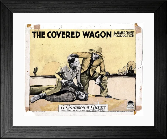 Framed Print : THE COVERED WAGON, J. Warren Kerrigan, Ernest Torrence, 1923 Framed Print : THE COVERED WAGON, J. Warren Kerrigan, Ernest Torrence, 1923