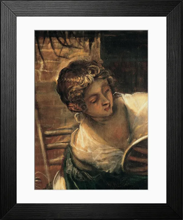Framed Print : Robusti Jacopo known as Tintoretto, The Adoration of the Shepherds, 1579, 16th Century, fresco, Italy, Veneto, Venice, Scuola Grande di San Rocco, Upper Hall Framed Print : Robusti Jacopo known as Tintoretto, The Adoration of the Shepherds, 1579, 16th Century, fresco, Italy, Veneto, Venice, Scuola Grande di San Rocco, Upper Hall