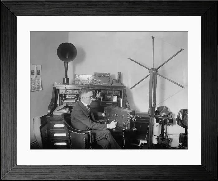 Framed Print : Congressman Vincent Morrison Brennan represented Michigan's 13th district from 1921-1923. In 1922 he proposed radio coverage of U.S. House of Representatives proceedings