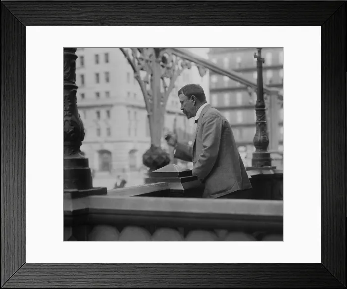 Framed Print : Lincoln Steffens, muckraking author, speaking at Union Square, New York City, in April 1914 Framed Print : Lincoln Steffens, muckraking author, speaking at Union Square, New York City, in April 1914