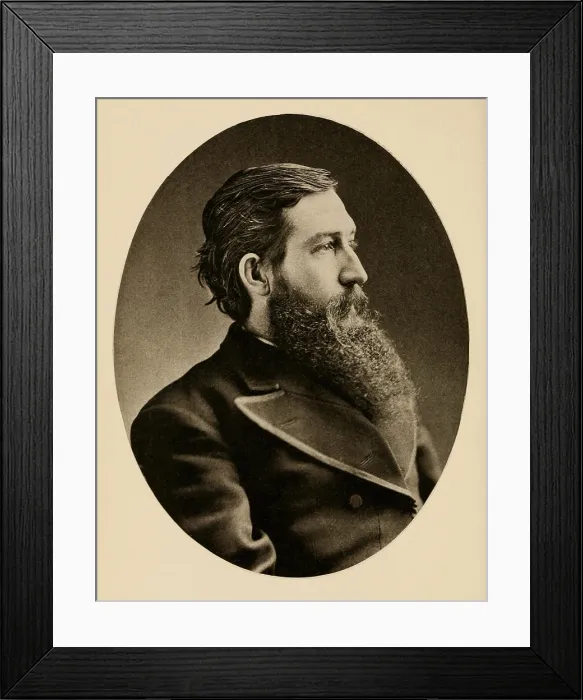 Framed Print : Sidney Lanier, was an American musician, poet and author from Georgia