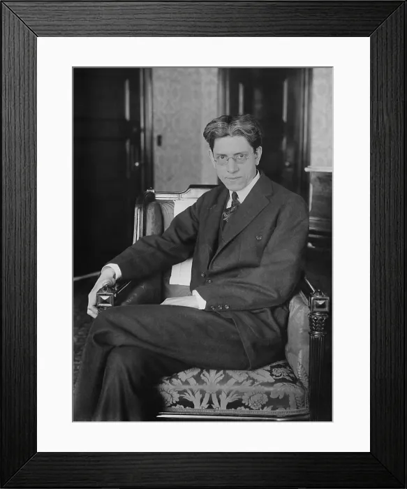 Framed Print : Percy MacKaye, American playwright and poet who was active in the first half of the 20th century