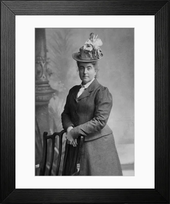 Framed Print : Fanny Bullock Workman was the first professional woman mountaineer, active from 1890 to 1920. She published travelogues with her husband, William Workman (BSLOC_2016_11_165) Framed Print : Fanny Bullock Workman was the first professional woman mountaineer, active from 1890 to 1920. She published travelogues with her husband, William Workman (BSLOC_2016_11_165)