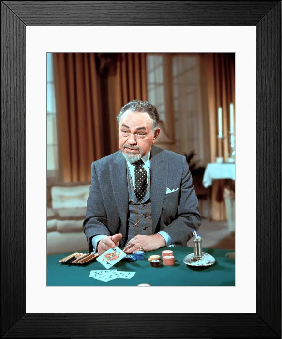 Framed Print : THE CINCINNATI KID, Edward G. Robinson, 1965