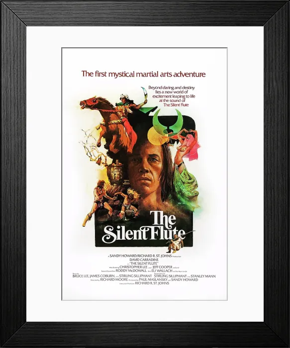 Framed Print : CIRCLE OF IRON, (aka THE SILENT FLUTE), US poster art, David Carradine, 1978, Avco Embassy / courtesy Everett Collection