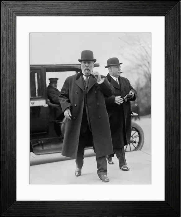 Framed Print : James Jerome Hill, President of the Great Northern Railroad, in Washington, DC, 1911
