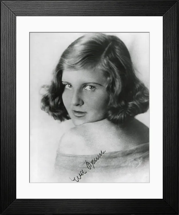 Framed Print : Eva Braun in the early 1930s, when she began her relationship with Adolf Hitler. (BSLOC_2015_13_57)