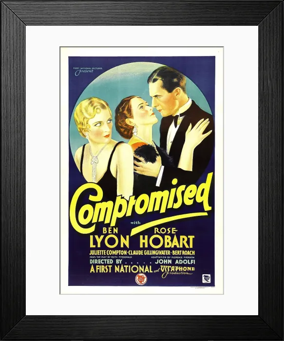 Framed Print : COMPROMISED, far right: Ben Lyon, 1931