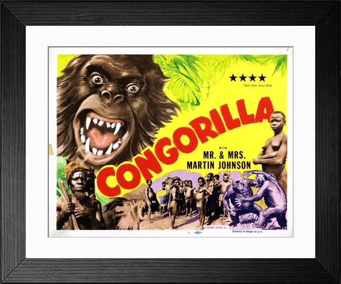 Framed Print : CONGORILLA, 1932, 20th Century Fox, TM & Copyright / Courtesy: Everett Collection