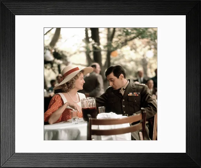 Framed Print : THE GODFATHER, Diane Keaton, Al Pacino, 1972