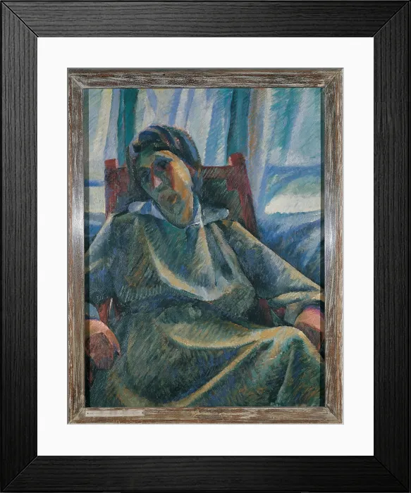 Framed Print : Boccioni Umberto, The Mother, 1912, 20th Century, pencil on paper, Italy, Lombardy, Milan, Private collection (580620) Everett CollectionMondadori Portfolio**US SALES ONLY**