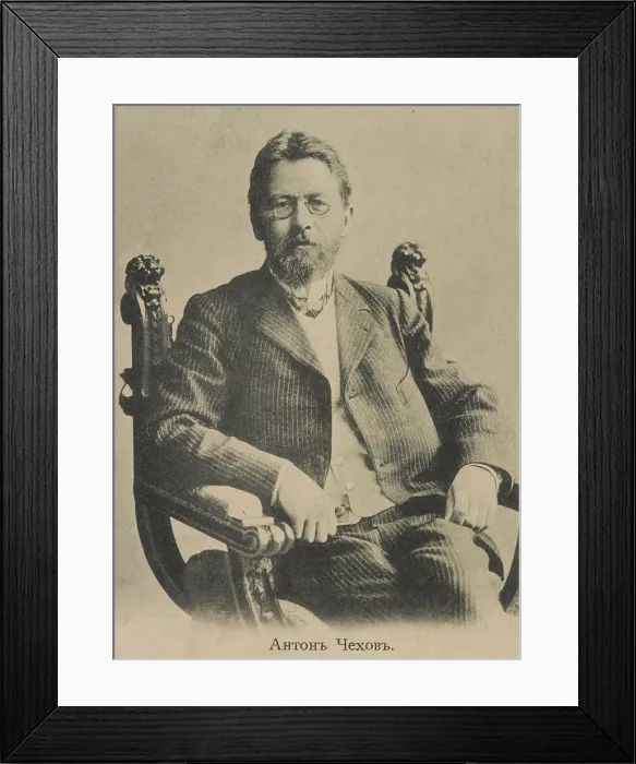 Framed Print : Anton Chekhov, Russian playwright and short story writer in 1905. THE SEAGULL, UNCLE VANYA, THREE SISTERS, and THE CHERRY ORCHARD, are theater classics (BSLOC_2016_11_175)