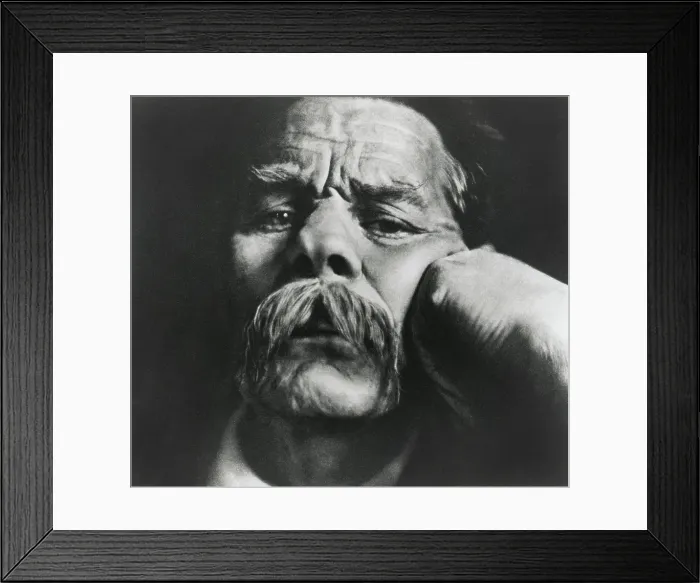 Framed Print : Maxim Gorky, close up of Russian Social Realist author Framed Print : Maxim Gorky, close up of Russian Social Realist author
