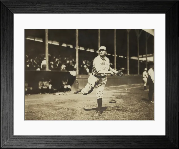 Framed Print : Cy Young pitched for five teams over his 22-season baseball career from 1890-1911