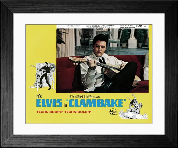 Framed Print : CLAMBAKE, Elvis Presley, 1967 Framed Print : CLAMBAKE, Elvis Presley, 1967
