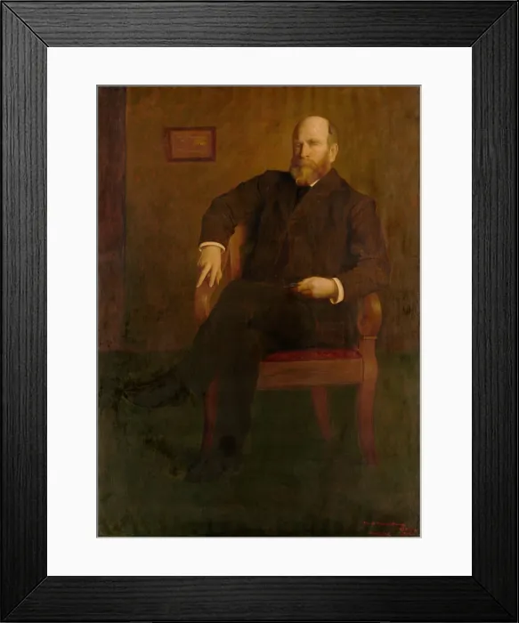 Framed Print : HENRY GEORGE, by George de Forest Brush, 1903, American painting, oil on canvas Framed Print : HENRY GEORGE, by George de Forest Brush, 1903, American painting, oil on canvas