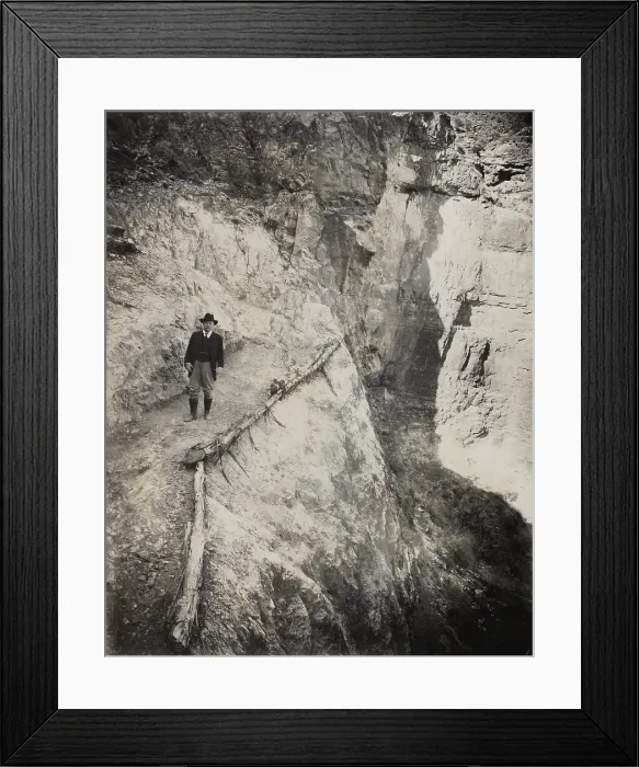 Framed Print : Theodore Roosevelt at Lake Roosevelt, then a half filled reservoir behind Roosevelt Dam. March 19, 1911 (BSLOC_2017_8_35) Framed Print : Theodore Roosevelt at Lake Roosevelt, then a half filled reservoir behind Roosevelt Dam. March 19, 1911 (BSLOC_2017_8_35)