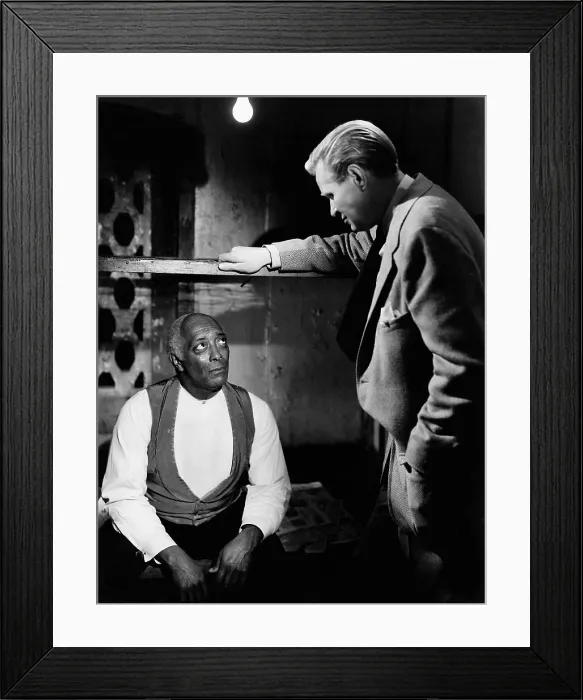Framed Print : INTRUDER IN THE DUST, Juano Hernandez, David Brian, 1949