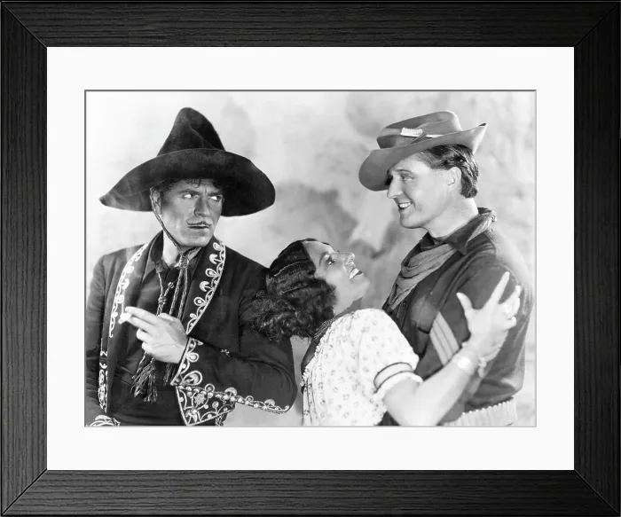 Framed Print : IN OLD ARIZONA, Warner Baxter, Dorothy Burgess, Edmund Lowe, 1928, TM and Copyright 20th Century Fox Film Corp. All rights reserved. Courtesy: Everett Collection