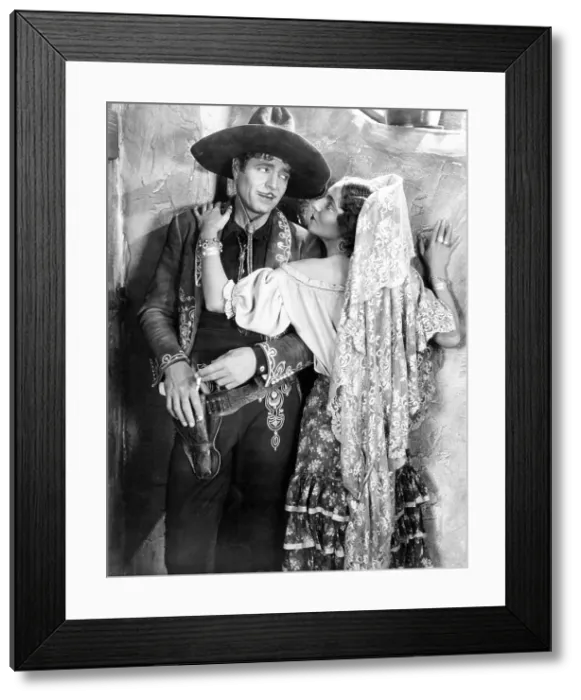 Framed Print : IN OLD ARIZONA, Warner Baxter, Dorothy Burgess, 1928, TM and Copyright 20th Century Fox Film Corp. All rights reserved. Courtesy: Everett Collection
