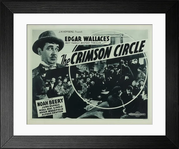 Framed Print : THE CRIMSON CIRCLE, top left: Noah Beery, 1936 Framed Print : THE CRIMSON CIRCLE, top left: Noah Beery, 1936