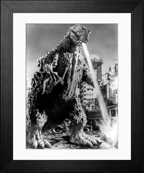 Framed Print : GODZILLA, (aka GOJIRA), Godzilla, 1954