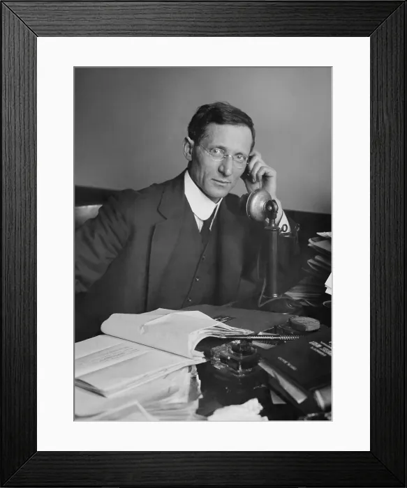 Framed Print : U.S. Congressman Meyer London represented New York Citys 12th district from 1915-1919