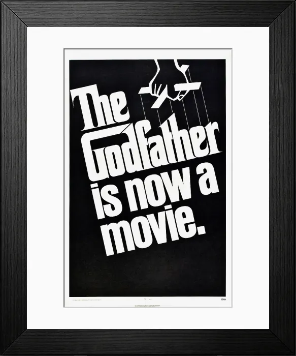 Framed Print : THE GODFATHER, US poster, 1972