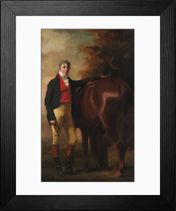Framed Print : GEORGE HARLEY DRUMMOND, by Sir Henry Raeburn, 1808-09, British painting, oil on canvas. Drummond, born into Scottish banking family, was a spendthrift and heavy gambler Framed Print : GEORGE HARLEY DRUMMOND, by Sir Henry Raeburn, 1808-09, British painting, oil on canvas. Drummond, born into Scottish banking family, was a spendthrift and heavy gambler