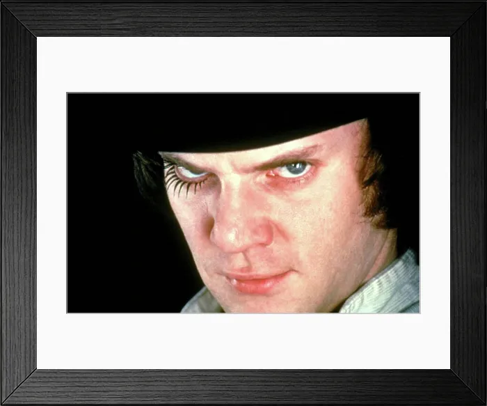 Framed Print : A CLOCKWORK ORANGE, Malcolm McDowell, 1971