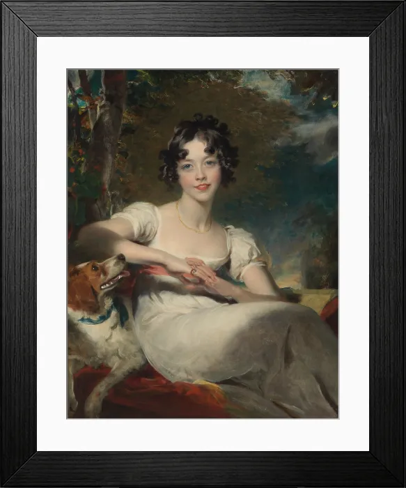 Framed Print : LADY MARIA CONYNGHAM, by Sir Thomas Lawrence, 1824-25, British painting, oil on canvas Framed Print : LADY MARIA CONYNGHAM, by Sir Thomas Lawrence, 1824-25, British painting, oil on canvas